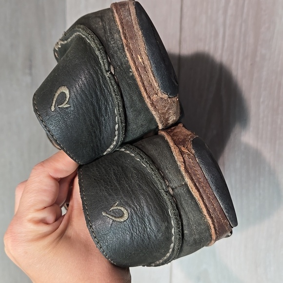 Olukai Mens Moloa Leather Loafer Slip on shoes sz 10 - Picture 7 of 12